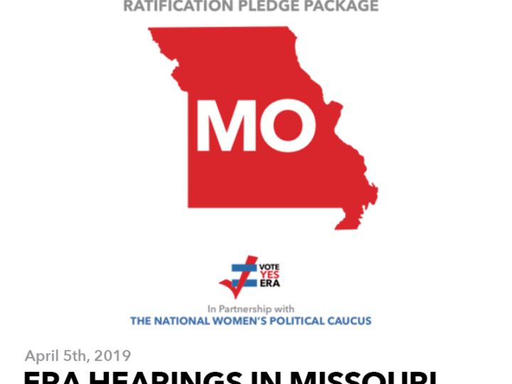 April 5, 2019: ERA Hearings in Missouri
