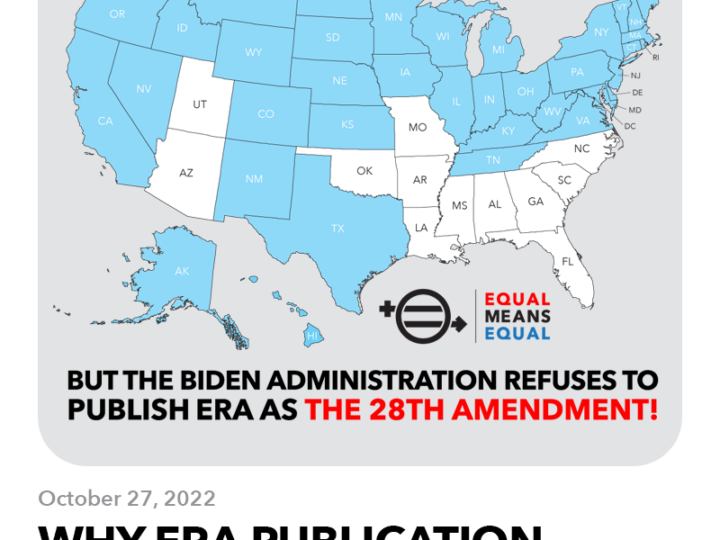 October 27, 2022: Why ERA Publication Matters – New Video and History