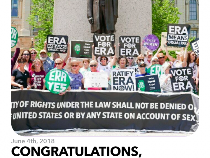 June 4, 2018: Congratulations, Equality Warriors, We Need Only One More State