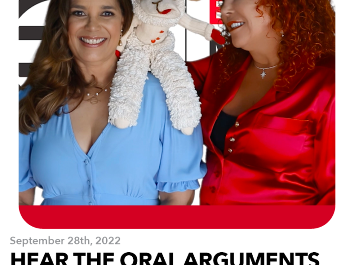 September 28, 2022: Hear the Oral Arguments regarding ERA Lawsuit from the Lawyers… and Lambchop