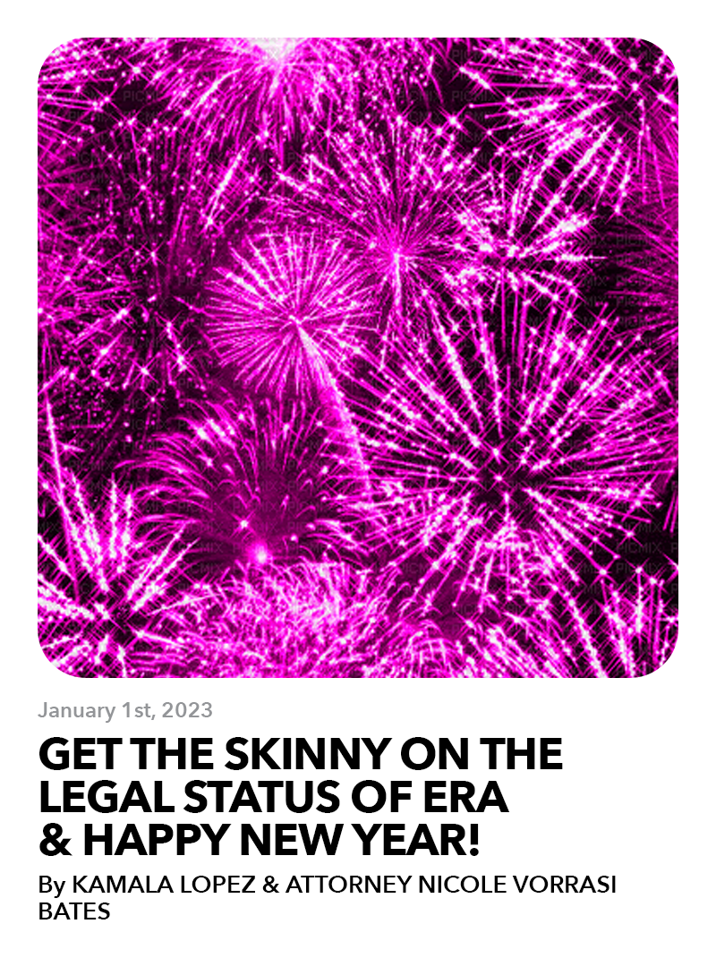 January 1, 2023: Happy New Year from EQUAL MEANS EQUAL