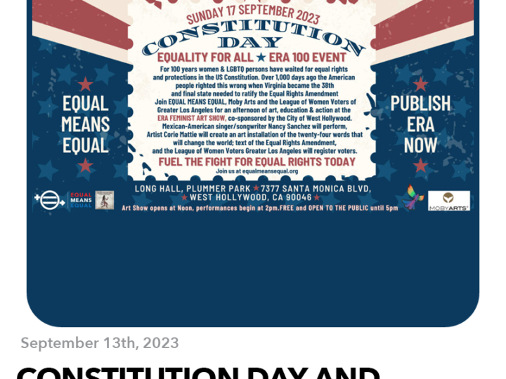 September 13, 2023: Constitution Day and Something is Missing…