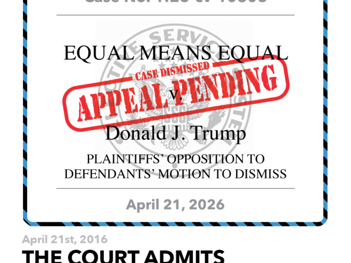 The Court Admits Discrimination — And Yet Refuses to Act